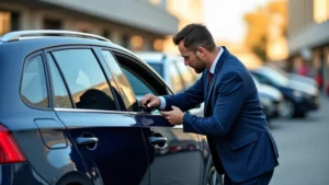 فتح سيارات أمام المول