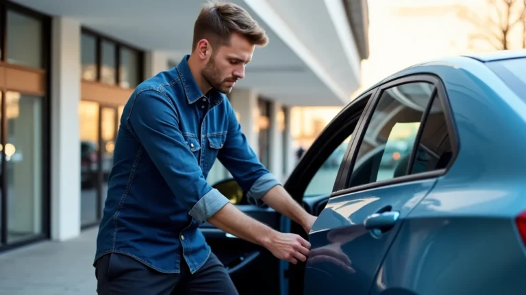 فتح سيارات أمام المول